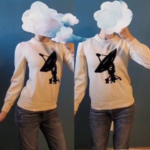 J.W. Anderson Cream and Black Satellite Sweater Medium